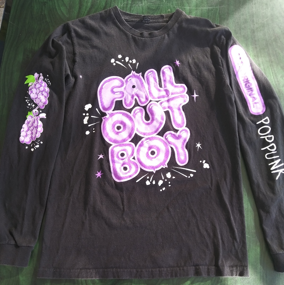 Fall Out Boy Mania Long Sleeve T-Shirt Size Small